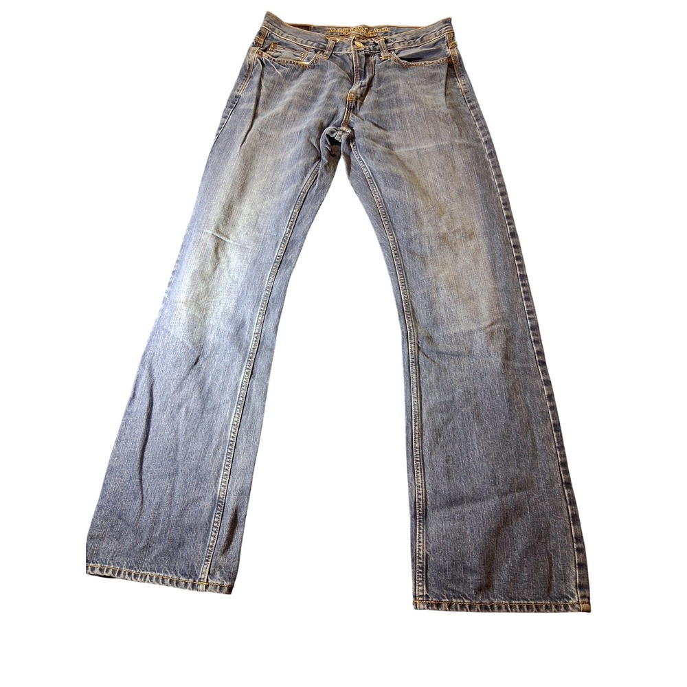 American Eagle Outfitters Mens Original Boot Jeans Blue Denim 30x34